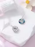 TOUPOP Sterling Silver Crystal Flamingo Earrings Palm Tree Jewelry Gifts-0-4