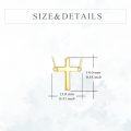 wholesale 14K Gold Cross Pendant Necklace Religious Jewelry for Men and Women-0-3