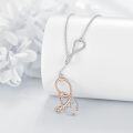 wholesale 925 Sterling Silver Infinity Stethoscope Nurse Necklace for Women Nursing Student Pendant Medical s-0-1