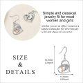 wholesale 925 Sterling Silver Dragon Girl Heart Drop Earrings Gift for Women Girls-0-2