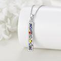 wholesale 925 Sterling Silver Multicolor Enamel Bird Pendant Necklace-0-3