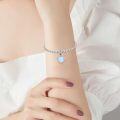 wholesale 925 Sterling Silver Heart Opal Cremation Keepsake Pendant Bracelet for Women Mom-0-1