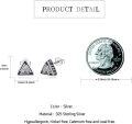 wholesale 925 Sterling Silver Triangle Norse Runes Stud Earrings - Viking Jewelry for Women and Men-0-5
