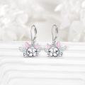 wholesale 925 Sterling Silver French Bulldog Angel Wing Drop Earrings Gift for Women-0-4