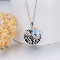 wholesale 925 Sterling Silver Moonstone Mountain Necklace – Nature-Inspired Jewelry Gift for Women-0-1