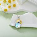 wholesale 925 Sterling Silver Moonstone Beagle Pendant Necklaces for Women - Memorial s-0-1