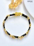 wholesale 18kt Gold Plated Sterling Silver Jade Bracelet for Women Fine Jewelry Gift-0-56