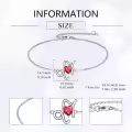 wholesale 925 Sterling Silver Leo Zodiac Heart Charm Bracelet Wholesale s for Women-0-3