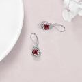 wholesale 925 Sterling Silver Tree Of Life Drop Earrings Wholesale With Green Stone-0-39