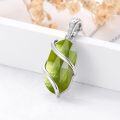 wholesale Sterling Silver Gemstone Dainty Pendant Necklace for Women Mom Gift-0-54