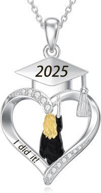 wholesale Sterling Silver Stone Owl Compass Necklace Graduation Gift for Women-01_Graduation Gifts-01_Graduation Gifts_Customize