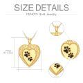 TOUPOP 14K Gold Birth Flower Locket Necklace Gift for Mom-0-3