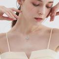 wholesale 925 Sterling Silver Rose Gold Plated Mom Infinity Heart Pendant Necklace With Cubic Zirconia-0-5