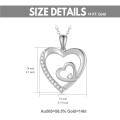 wholesale 14k Gold Heart Pendant Necklace With Diamonds-0-3