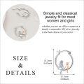 wholesale 925 Sterling Silver Cat and Girl Hoop Earrings s for Women-0-5