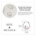 wholesale 925 Sterling Silver Rose Gold Plated Girl Cat Hoop Earrings For Women-0-5