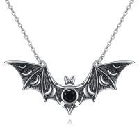 wholesale 925 Sterling Silver Bat Pendant Necklace-bat-A