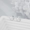 wholesale 925 Sterling Silver White Opal Scorpio Zodiac Constellation Stud Earrings-0-2