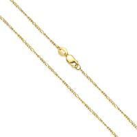 wholesale 14K Gold Figaro Link Chain Necklace w/Lobster Claw Clasp - Length: 18 Width: 7 mm-14K Yellow Gold 16.0 Inches