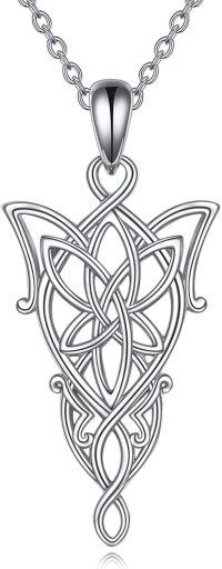 wholesale Sterling Silver Stone Arwen Evenstar Pendant Necklace LOTR Inspired Jewelry Gift for Women Men Teens Mothers Day-Silver