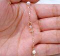 wholesale 14k Gold Infinity Bracelet With 5mm Natural Freshwater Pearls Yellow Gold Plated For Women-0-2