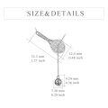 wholesale 925 Sterling Silver Zircon Tennis Racket Tennis Ball Lariat Drop Necklace For Women-0-3