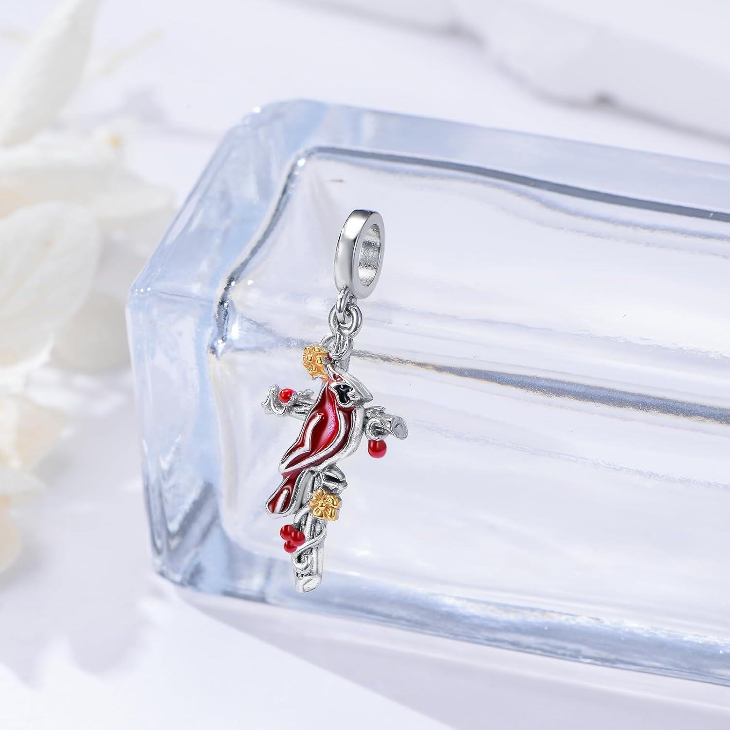 wholesale 925 Sterling Silver Phoenix Bird Pendant Necklace  for Women Girls-0-2