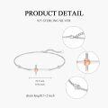 wholesale 925 Sterling Silver Heart and Cross Charm Anklet 925 Jewelry for Women Girls Minimalist Foot Chain Beach Summer Gift Idea-0-3