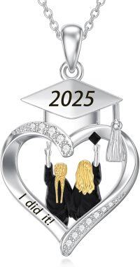 wholesale Sterling Silver Stone Owl Compass Necklace Graduation Gift for Women-02_Graduation Gifts_Customize-02_Graduation Gifts