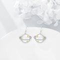 wholesale 925 Sterling Silver Planet Star Drop Dangle Earrings - Space Theme Jewellery Gift for Her Him-0-3