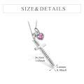 wholesale 925 Sterling Silver Cross Pendant With Blue Opal And Philippians Inscription-0-8