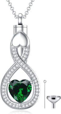 wholesale Sterling Silver Teardrop Urn Necklace for Ashes Men Women-03-05-Teardrop-May-03-05-Teardrop-May