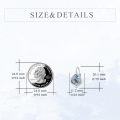 wholesale 925 Sterling Silver Phoenix & Abalone Shell Zodiac Constellation Drop Earrings for Women - 12 Astrology Horoscope  Ideas-0-4