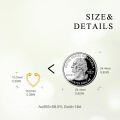 wholesale 14K Gold CZ Pearl Heart Stud Earrings for Women Gifts for Mom and Girlfriends-0-3