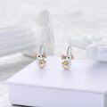 wholesale 925 Sterling Silver Skull Stud Earrings w/ Lotus & Hummingbird Design - Gifts for Her Him-0-1