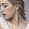 wholesale 18k Gold Earrings With White Pearls-0-5
