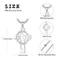 wholesale 925 Sterling Silver Jesus Cross Pendant Necklace Wholesale With Crown Of Thorns Design-0-3