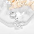 wholesale 925 Sterling Silver Celtic Knot Hoop Earrings for Men & Women-0-1