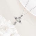 wholesale 925 Sterling Silver Opal Cross Pendant-0-4