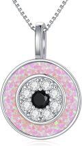wholesale Sterling Silver Evil Eye Pendant Necklace for Women Greek Protection Amulet Gift-0-14