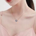 TOUPOP Stainless Steel Crystal Necklace For Women Christmas Gift-0-1
