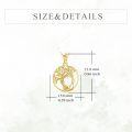 wholesale 14K Gold Tree Of Life Pendant Necklace s For Women-0-3