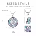 TOUPOP Sterling Silver Crystal Ballerina Necklace Ballet Dance Recital Gift-0-5
