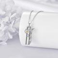 wholesale 925 Sterling Silver Hummingbird Urn Necklace with Ashes Holder 19mm, 18 Chain-0-2