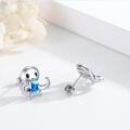wholesale 925 Sterling Silver Blue Crystal Starfish Octopus Stud Earrings Sea Life s for Her-0-1