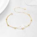 wholesale 14K Gold Freshwater Pearl Adjustable Chain Bracelet for Women Elegant s-0-2
