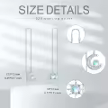 wholesale 925 Sterling Silver Sun & Moon Rainbow Moonstone Threader Dangle Earrings Wholesale-0-1