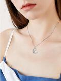 TOUPOP Sterling Silver Moon Ash Pendant Cat Cremation Jewelry Memorial Necklace-0-4