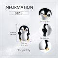 wholesale 925 Sterling Silver Penguin Stud Earrings - Cute Animal  for Women-0-4
