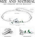 wholesale 925 Sterling Silver Koala Charm Bracelet for Women Adjustable Animal s-0-3